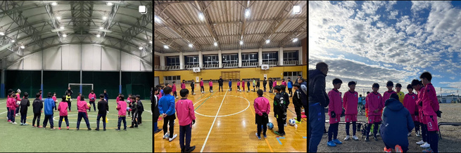 郡山市の柴宮小学校をホームグラウンドとするサッカークラブチーム柴宮SV（エス・ファウ）